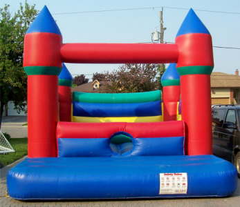 Front View of our Red Castle